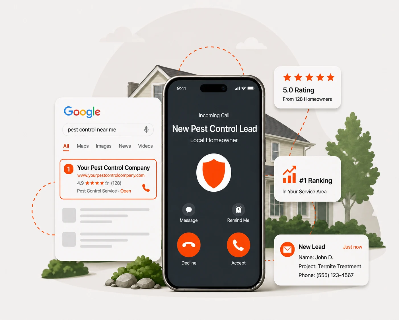 Exclusive pest control leads delivered to your inbox